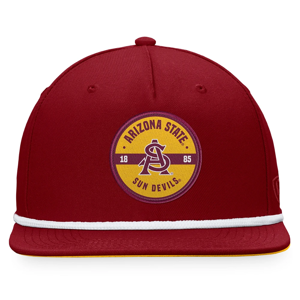 Men's Top of the World Maroon Arizona State Sun Devils Bank Hat