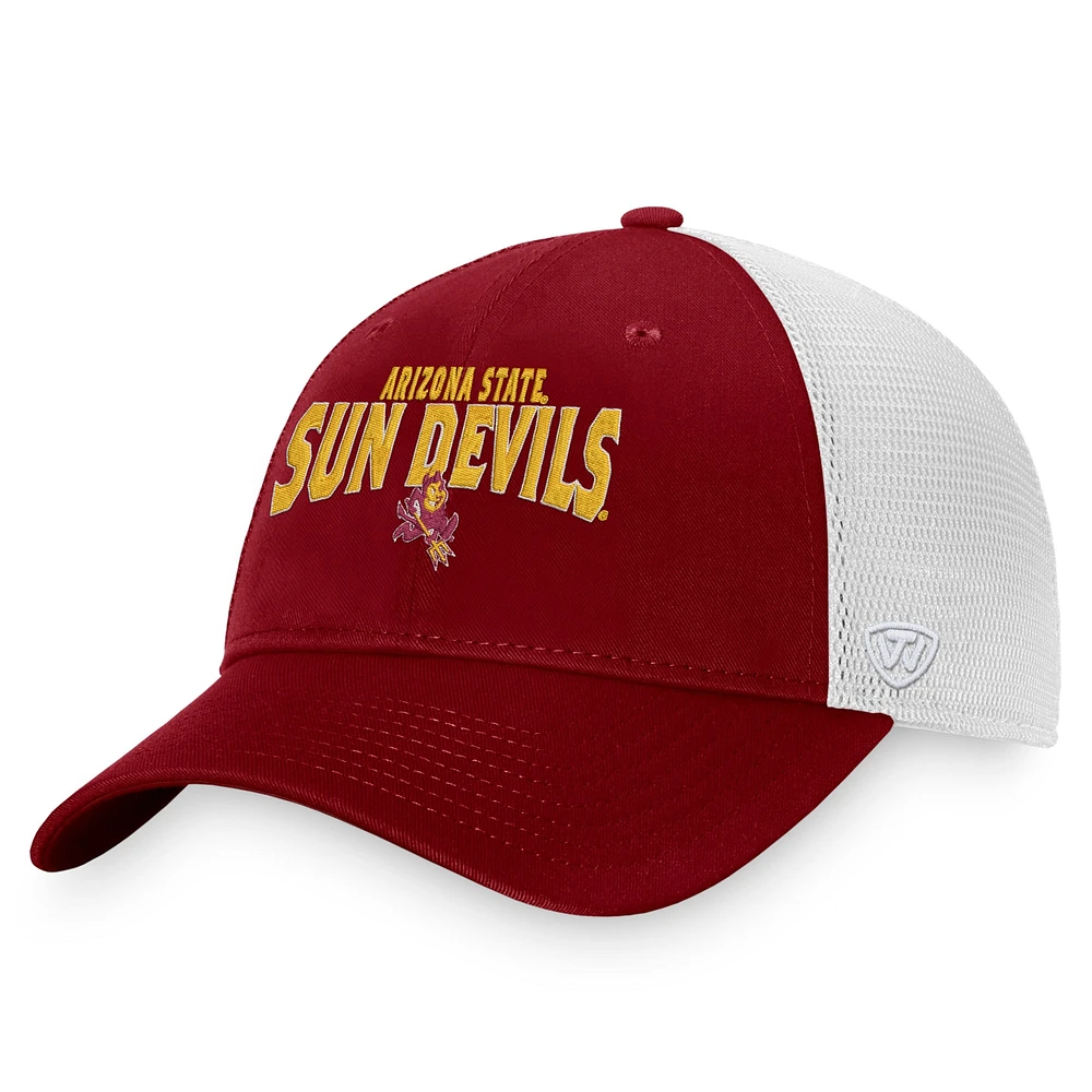 Casquette Snapback Top of the World Arizona State Sun Devils Breakout pour homme