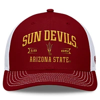 Casquette réglable pour hommes Top of the World marron Arizona State Sun Devils Carson Trucker