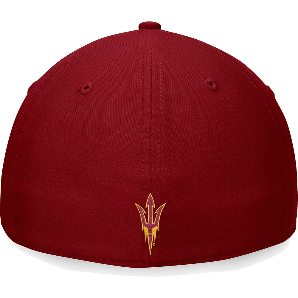 Men's Top of the World Maroon Arizona State Sun Devils Deluxe Flex Hat