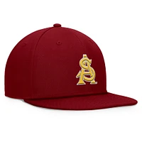 Men's Top of the World Maroon Arizona State Sun Devils Fundamental Snapback Hat