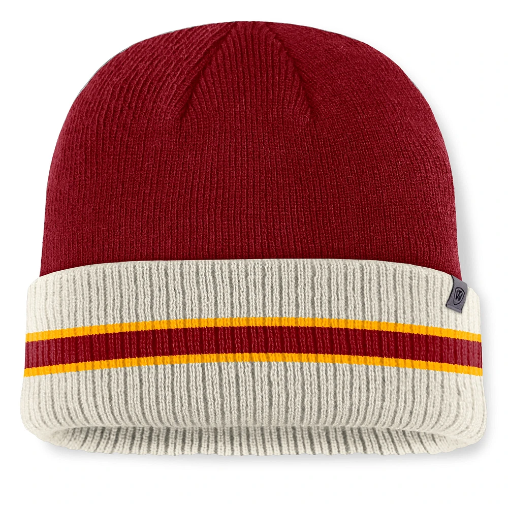 Men's Top of the World  Maroon Arizona State Sun Devils Silas Cuffed Knit Hat