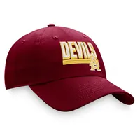 Men's Top of the World Maroon Arizona State Sun Devils Slice Adjustable Hat