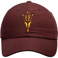Men's Top of the World Maroon Arizona State Sun Devils Trident Logo Staple Adjustable Hat
