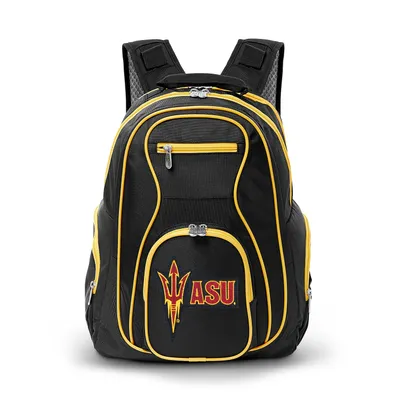 Arizona State Sun Devils MOJO Trim Color Laptop Backpack - Black