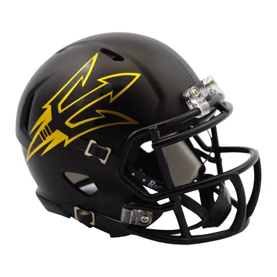 Arizona State Sun Devils Riddell Satin Black Speed Mini Helmet