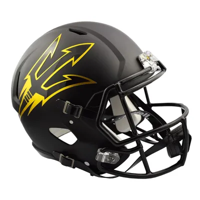 Arizona State Sun Devils Riddell Satin Black Speed Replica Helmet