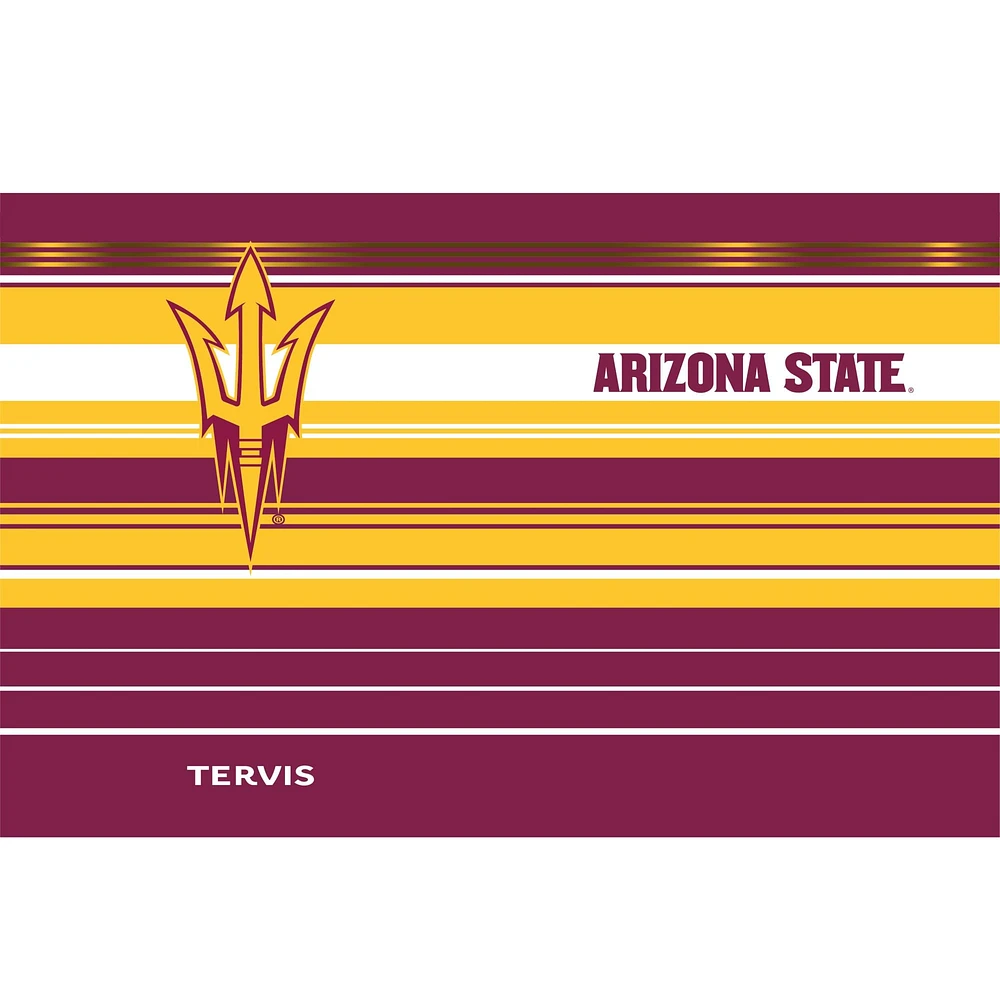 Tervis Arizona State Sun Devils 30 oz. Gobelet en acier inoxydable à rayures Hype