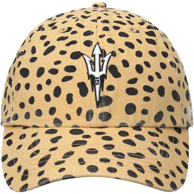 Casquette réglable '47 Tan Arizona State Sun Devils Cheetah Clean Up pour femme