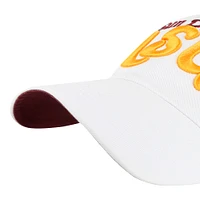 Casquette ajustable '47 White Arizona State Sun Devils Pensacola Clean Up pour femme