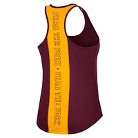 Women's Colosseum Maroon Arizona State Sun Devils 10 Days Racerback Scoop Neck Tank Top