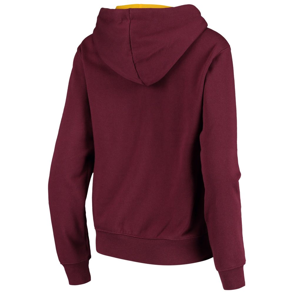 Women's Colosseum Maroon Arizona State Sun Devils Loud and Proud Pullover Hoodie