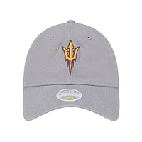 Casquette ajustable 9TWENTY pour femme avec logo Arizona State Sun Devils de New Era gris