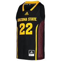 Maillot adidas Swingman #22 pour jeunes des Sun Devils de l'Arizona State noir