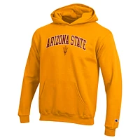 Youth Champion Gold Arizona State Sun Devils Campus Pullover Hoodie