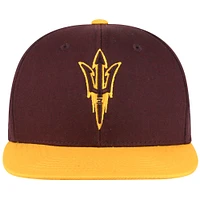 Youth Top of the World Maroon Arizona State Sun Devils Victory Maverick Snapback Hat