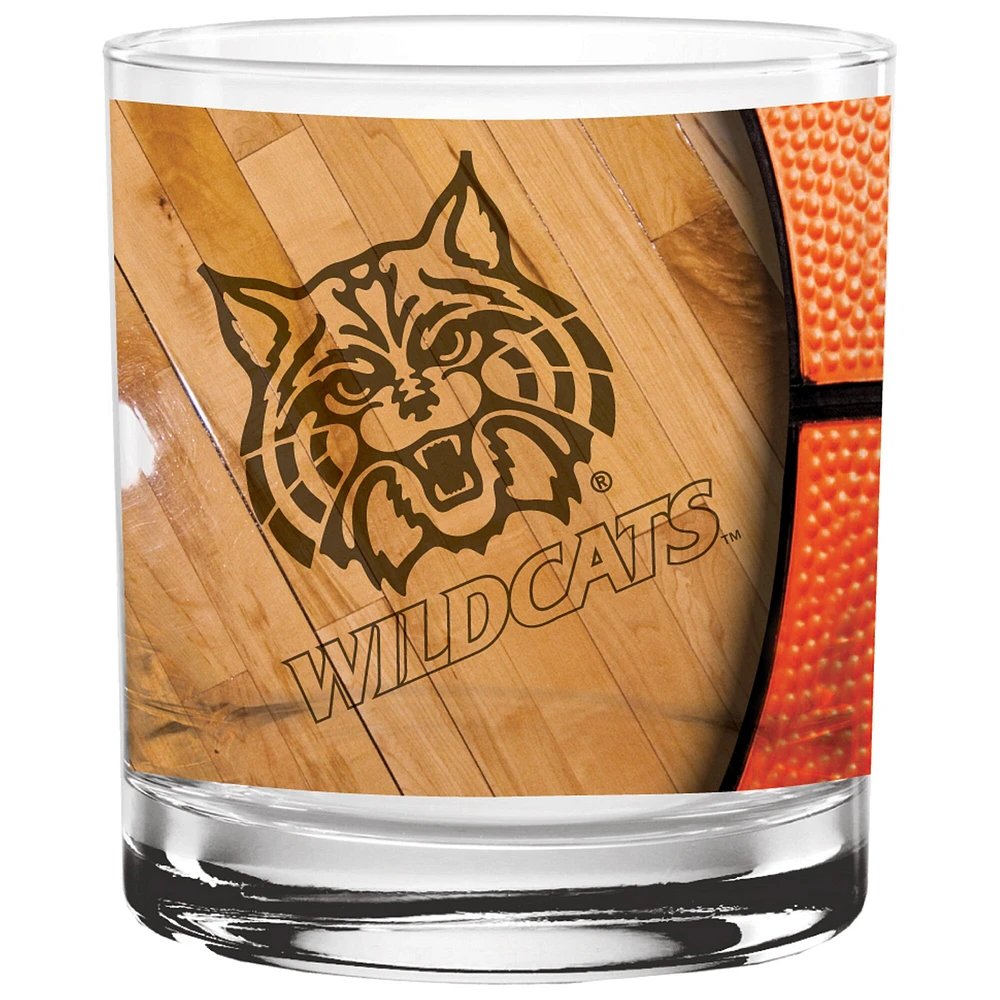 Arizona Wildcats 14oz. Basketball Glass