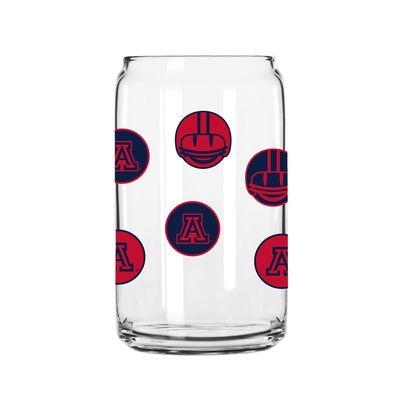 Arizona Wildcats 16oz. Smiley Can Glass