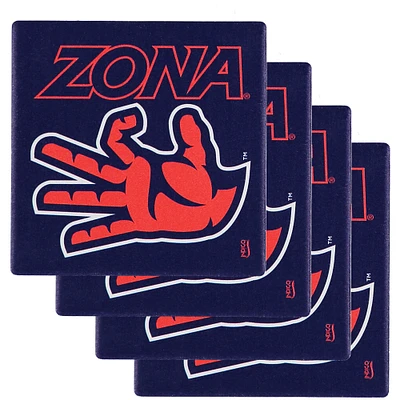 Ensemble de 4 sous-verres spécialisés Arizona Wildcats