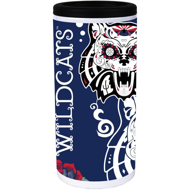 Arizona Wildcats Dia acier inoxydable 12 oz. Refroidisseur de canette mince