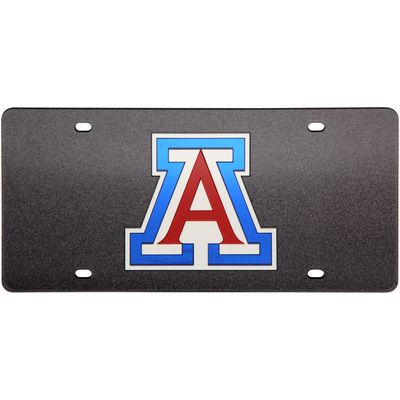 Arizona Wildcats Glitter License Plate - Black