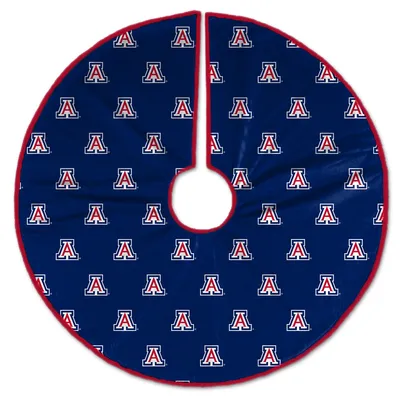 Arizona Wildcats Microplush Christmas Tree Skirt