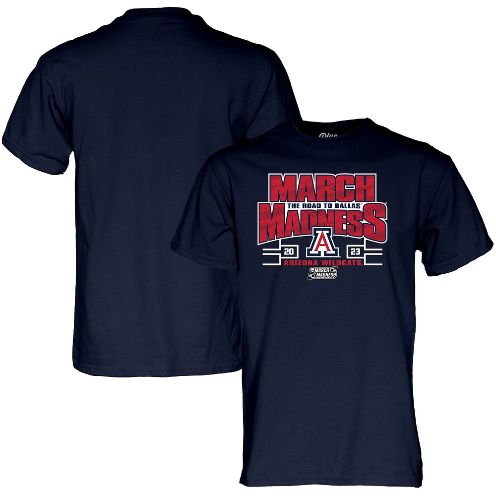 Blue 84  Navy Arizona Wildcats 2023 NCAA Women's Basketball Tournament March Madness T-Shirt