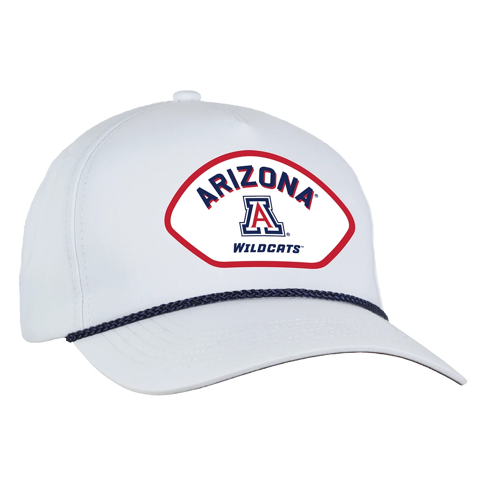Men's Ahead White Arizona Wildcats Alto Rope Adjustable Hat
