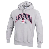 Sweat à capuche Champion Gray Arizona Wildcats Late Night Reverse Weave pour homme