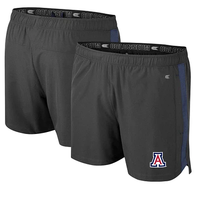 Men's Colosseum Charcoal Arizona Wildcats Langmore Shorts