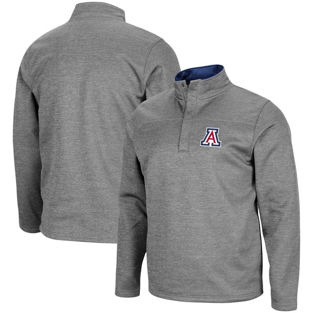 Veste Colosseum Heathered Charcoal pour hommes Arizona Wildcats Roman Pullover