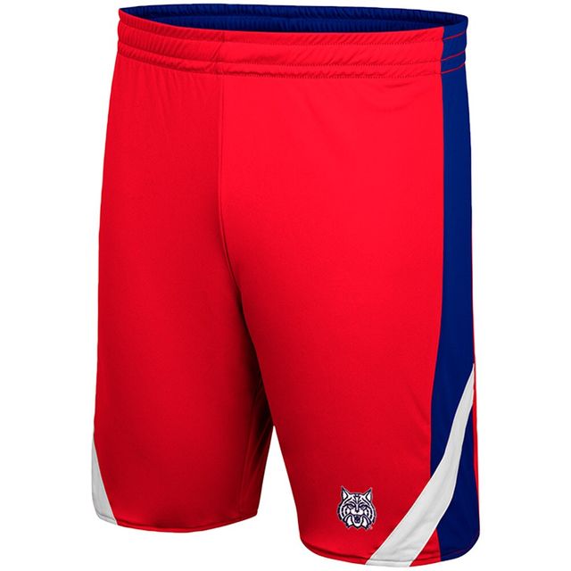 Short réversible pour hommes Colosseum bleu marine/rouge Arizona Wildcats Am I Wrong