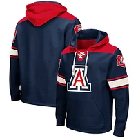 Sweat à capuche lacets Colosseum Navy Arizona Wildcats 2.0 pour hommes