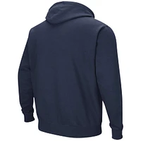 Men's Colosseum Navy Arizona Wildcats Double Arch Pullover Hoodie