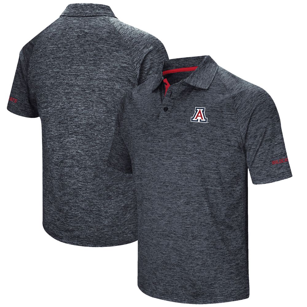 Men's Colosseum Navy Arizona Wildcats Down Swing Polo