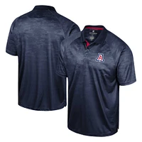 Polo à manches raglan en nid d'abeille des Wildcats de l'Arizona Colosseum Navy pour hommes