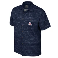 Chemise boutonnée Ozark Colosseum Navy pour hommes, Arizona Wildcats