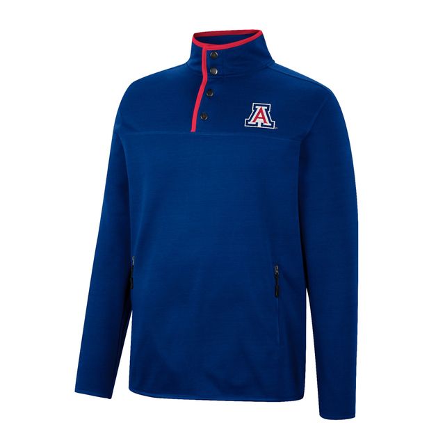 Veste Colosseum bleu marine Arizona Wildcats Rebound Quarter-Snap pour hommes