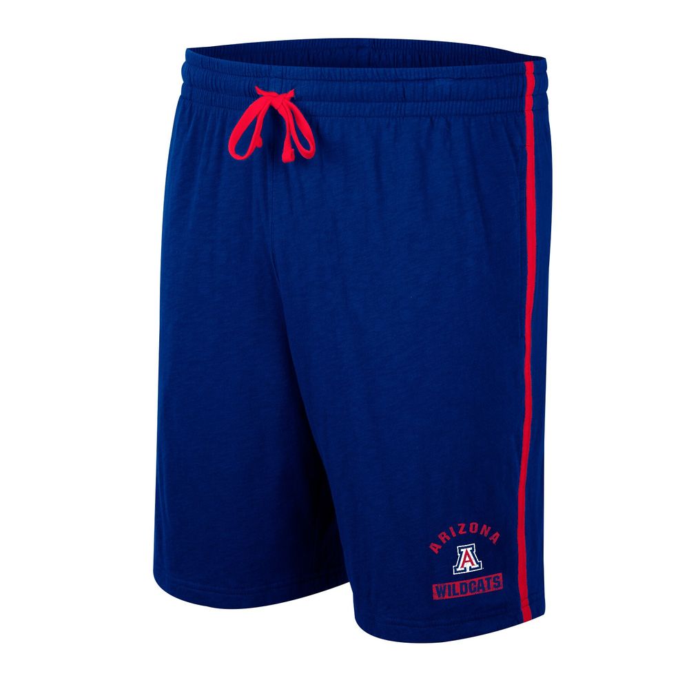 Men's Colosseum Navy Arizona Wildcats Thunder Slub Shorts