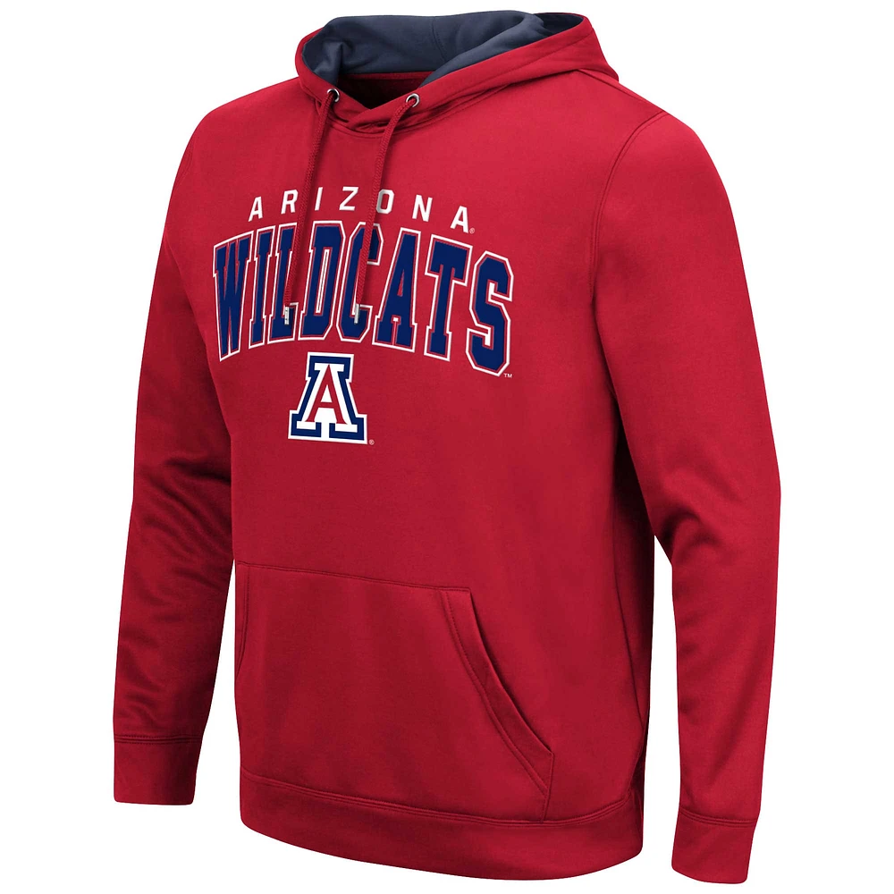 Pull à capuche Resistance Colosseum Red Arizona Wildcats pour hommes