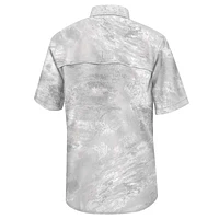 Colosseum White Arizona Wildcats Realtree Aspect Charter Chemise de pêche à boutons complets pour homme