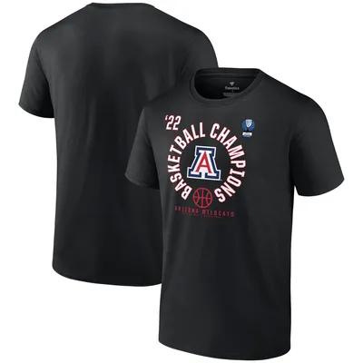 Arizona Wildcats Fanatics Branded 2022 PAC-12 Men's Basketball Conference Tournament Champions T-Shirt - Black