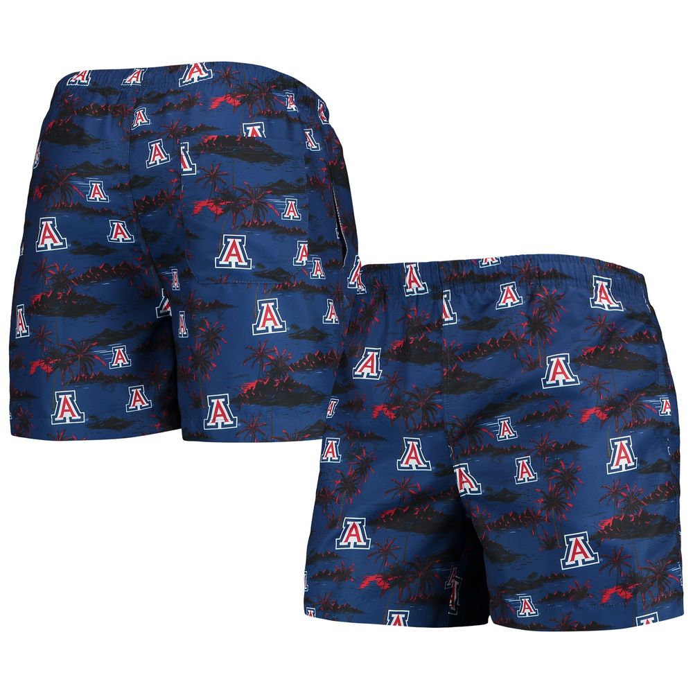 Men's FOCO Navy Arizona Wildcats Island Palm Swim Trunks