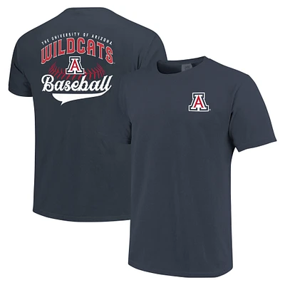 Men's Navy Arizona Wildcats Baseball Comfort Colors T-Shirt