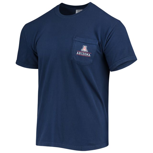 T-shirt Homme Bleu Marine Arizona Wildcats Campus Americana