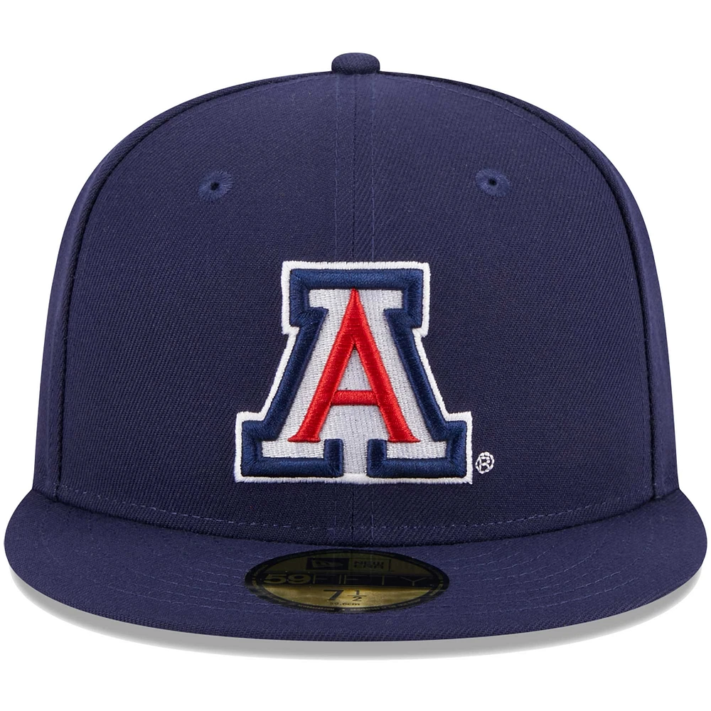 Men's New Era Navy Arizona Wildcats 59FIFTY Fitted Hat