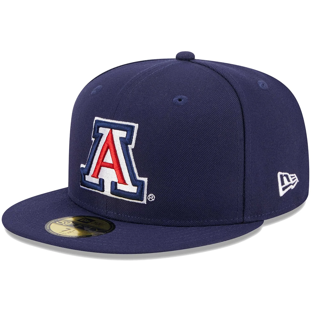 Men's New Era Navy Arizona Wildcats 59FIFTY Fitted Hat