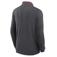 Men's Nike Anthracite Arizona Wildcats Victory Basketball Performance Half-Zip Pullover