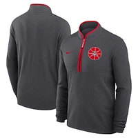 Men's Nike Anthracite Arizona Wildcats Victory Basketball Performance Half-Zip Pullover