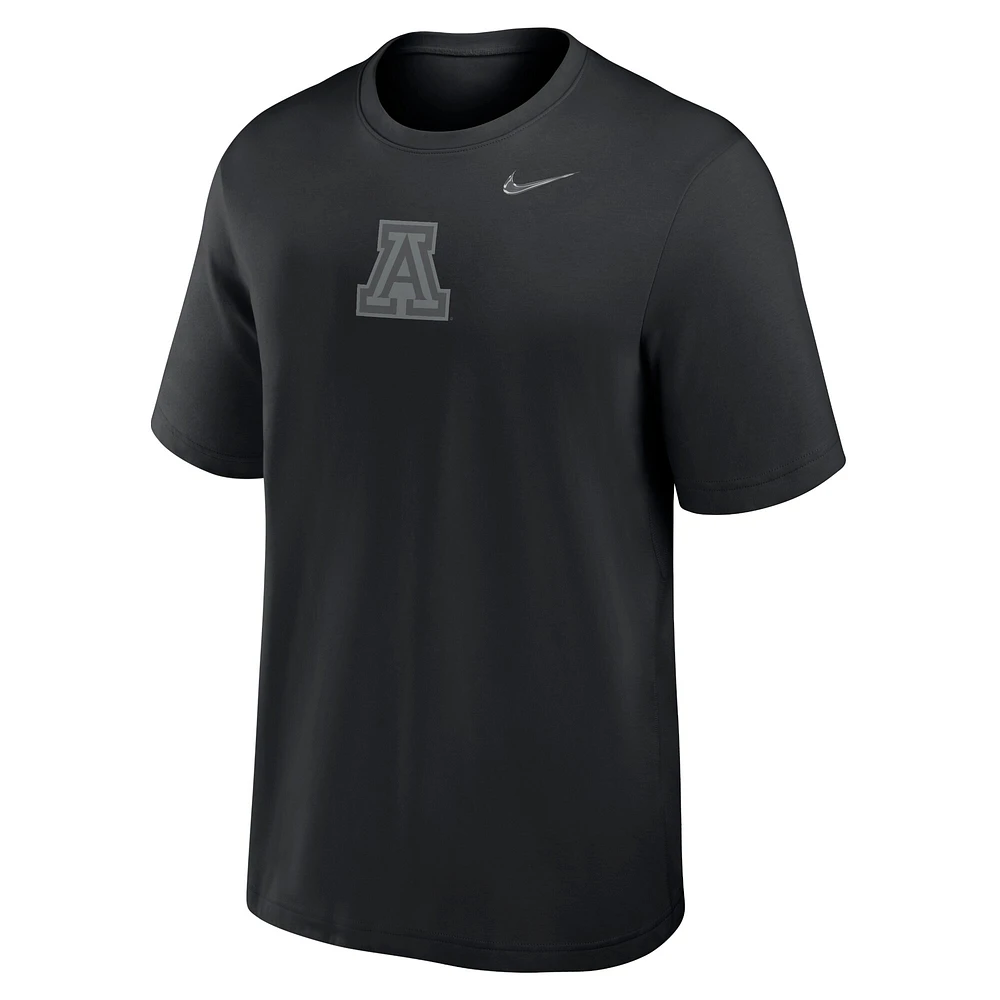 T-shirt Nike noir Arizona Wildcats Primary Statement Performance pour homme